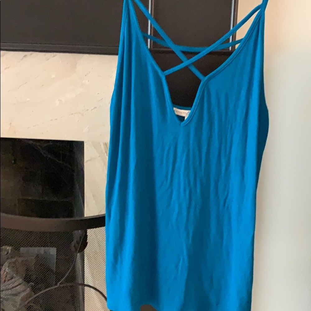 Teal tank top great condition